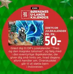 MENY ÅRETS DR JULEKALENDER, DKK 50 tilbud