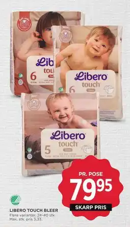 MENY LIBERO TOUCH BLEER, DKK 79.95 tilbud