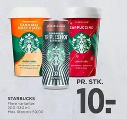MENY STARBUCKS, DKK 10 tilbud