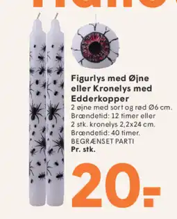 SPAR Figurlys med øjne eller Kronelys med Edderkopper tilbud