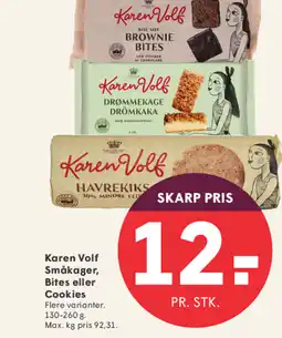 SPAR Karen Volf Småkager, Bites eller Cookies tilbud