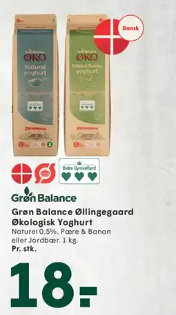 SPAR Grøn Balance Grøn Balance Øllingegaard Økologisk Yoghurt tilbud