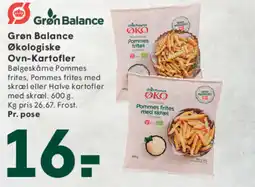 SPAR Grøn Balance Økologiske Ovn-Kartofler tilbud