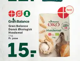 SPAR Grøn Balance Dansk Økologisk Hvedemel tilbud
