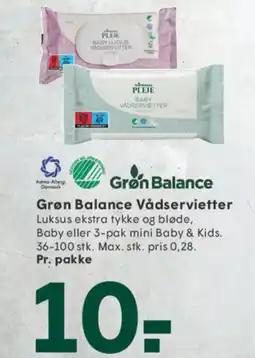 SPAR Grøn Balance Vådservietter tilbud