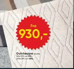 BigDollar Gulvtæppe Sevilla tilbud
