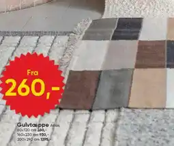 BigDollar Gulvtæppe Atlas tilbud