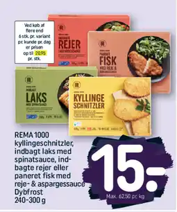 REMA 1000 REMA 1000 kyllingeschnitzle. tilbud
