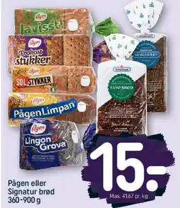 REMA 1000 Pågen eller Signatur brød tilbud