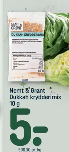 REMA 1000 Nemt & Grønt Dukkah krydderimix tilbud