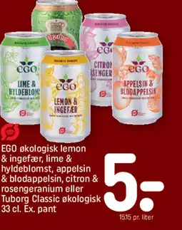 REMA 1000 EGO økologisk lemon & ingefær tilbud