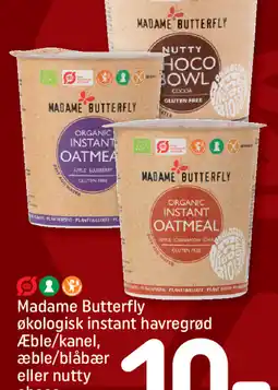 REMA 1000 Madame Butterfly økologisk instant havregrød Æble/kanel, tilbud