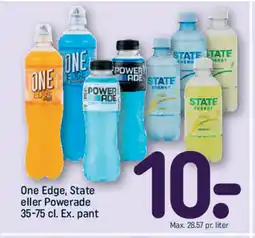 REMA 1000 One Edge, State eller Powerade Ex. pant tilbud