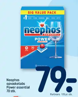 REMA 1000 Neophos opvasketabs Power essential tilbud