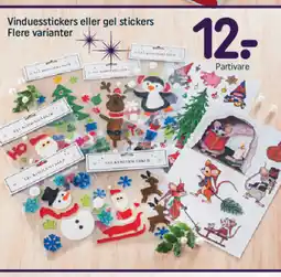 REMA 1000 Vinduesstickers eller gel stickers Flere varianter tilbud