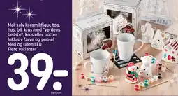 REMA 1000 Mal-selv keramikfigur, tilbud