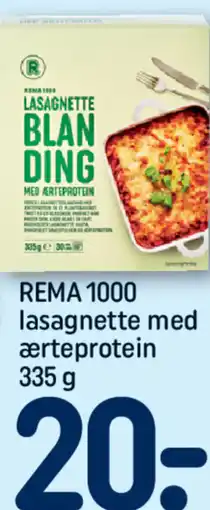 REMA 1000 REMA 1000 lasagnette med ærteprotein tilbud