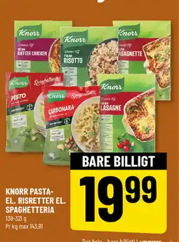 Løvbjerg Knorr pasta- el. risretter el. spaghetteria tilbud