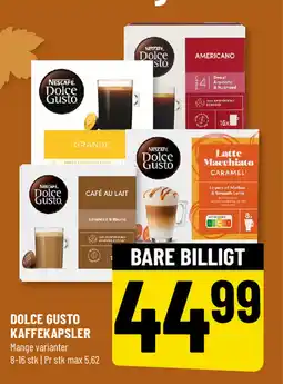 Løvbjerg Nescafé Dolce gusto kaffekapsler tilbud