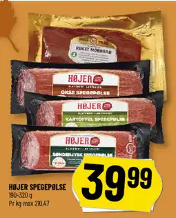 Løvbjerg Højer spegepølse tilbud