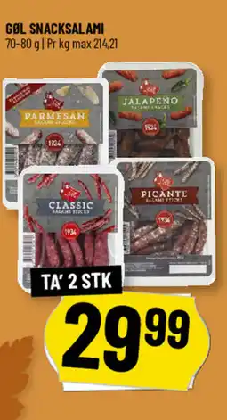 Løvbjerg Gøl snacksalami tilbud