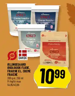 Løvbjerg Øllingegaard økologisk fløde, fraiche el. creme fraiche tilbud