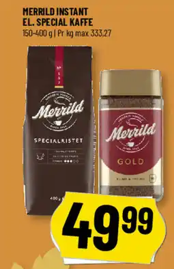 Løvbjerg Merrild instant el. special kaffe tilbud