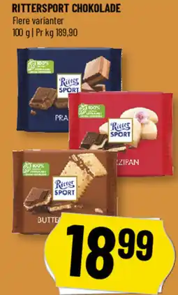 Løvbjerg Rittersport chokolade tilbud