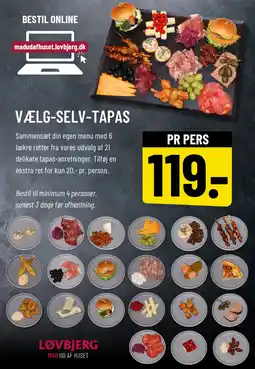 Løvbjerg Vælg-selv-tapas tilbud