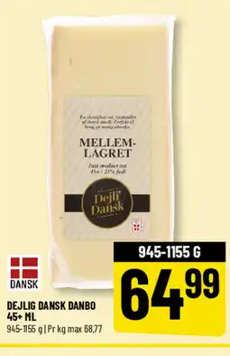 Løvbjerg Dejlig Dansk danbo 45+ ml tilbud