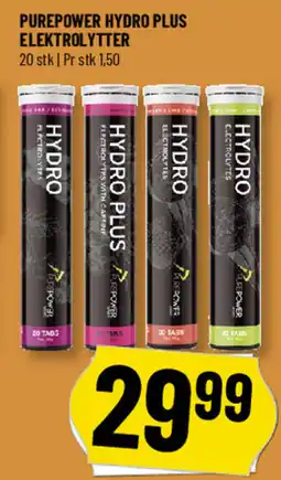 Løvbjerg Purepower Hydro plus elektrolytter tilbud