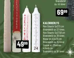 Løvbjerg Kalenderlys tilbud