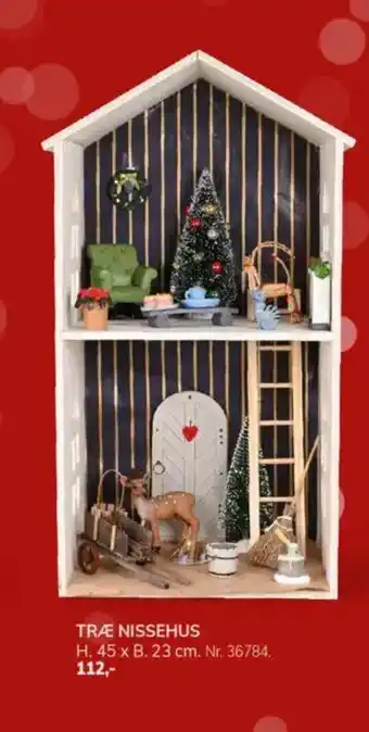 Træ nissehus