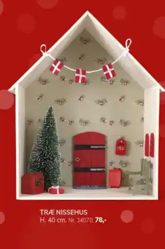 Træ nissehus
