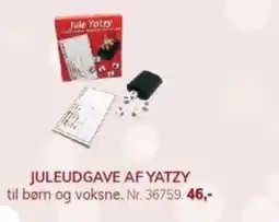 Daells Bolighus Juleudgave af yatzy tilbud