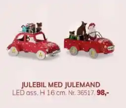 Daells Bolighus Julebil med julemand led tilbud