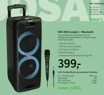 NGS Wild Jungle 1 - Bluetooth