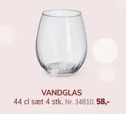 Daells Bolighus VANDGLAS, DKK 58 tilbud