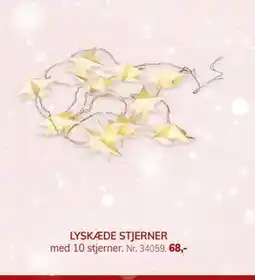 Daells Bolighus LYSKÆDE STJERNER, DKK 68 tilbud
