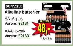 Harald Nyborg Alkaline batterier, DKK 48 tilbud