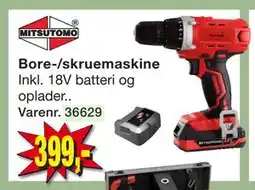 Harald Nyborg Bore-/skruemaskine, DKK 399 tilbud