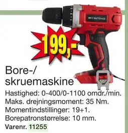 Harald Nyborg Bore-/ skruemaskine, DKK 199 tilbud