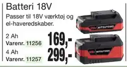 Harald Nyborg Batteri 18V tilbud