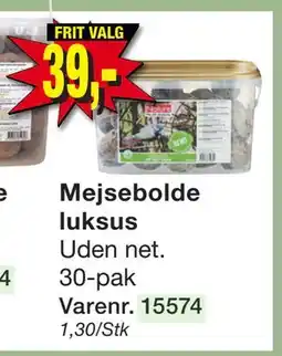 Harald Nyborg Mejsebolde luksus, DKK 39 tilbud