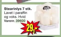 Harald Nyborg Stearinlys 7 stk, DKK 29 tilbud