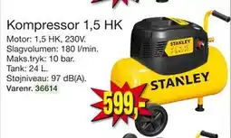 Harald Nyborg Kompressor 1,5 HK, DKK 599 tilbud