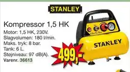 Harald Nyborg Kompressor 1,5 HK, DKK 499 tilbud