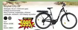 Harald Nyborg Elcykel City 28”, DKK 5995 tilbud