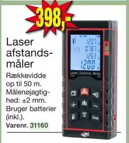 Harald Nyborg Laser afstandsmåler, DKK 398 tilbud