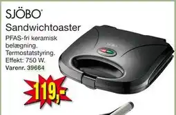 Harald Nyborg Sandwichtoaster, DKK 119 tilbud